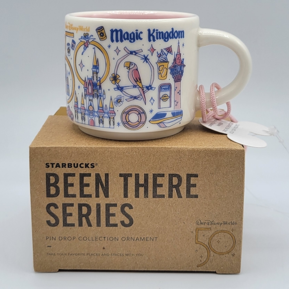 Starbucks Disney Magic Kingdom 50th anniversary ornament - Picture 1 of 8